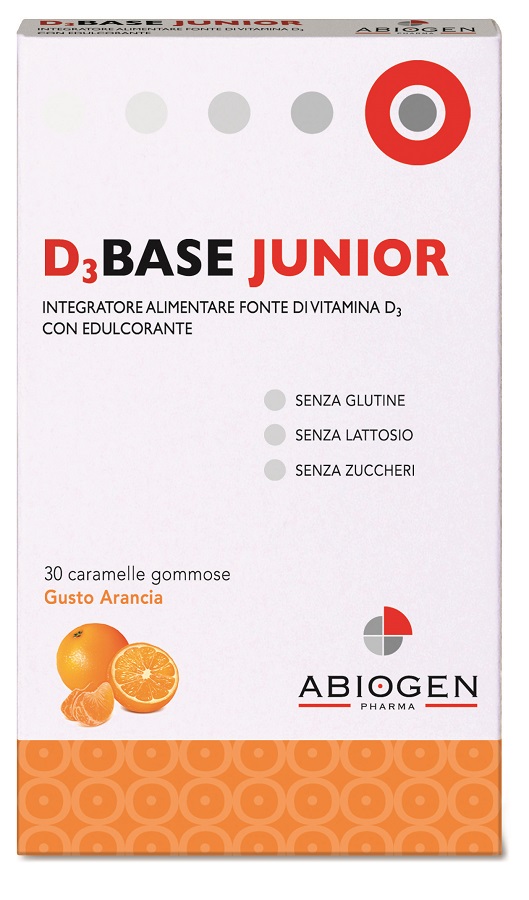 D3BASE JUNIOR 30 CARAMELLE GOMMOSE ARANCIA - Dolomiti e Natura