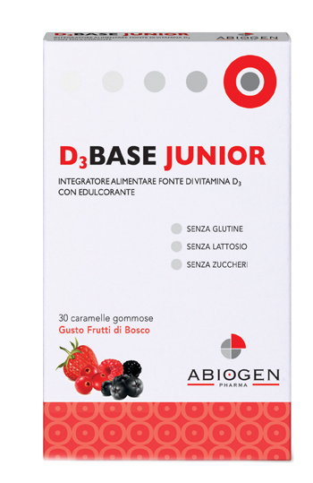 D3BASE JUNIOR 30 CARAMELLE GOMMOSE FRUTTI DI BOSCO - Dolomiti e Natura