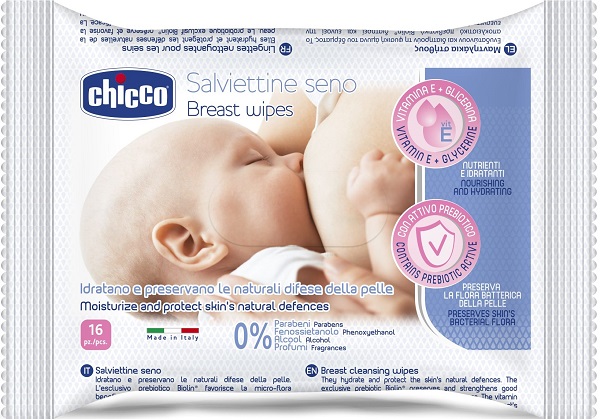 CHICCO SALVIETTE DETERGENTI PER IL SENO 16 PEZZI - Dolomiti e Natura