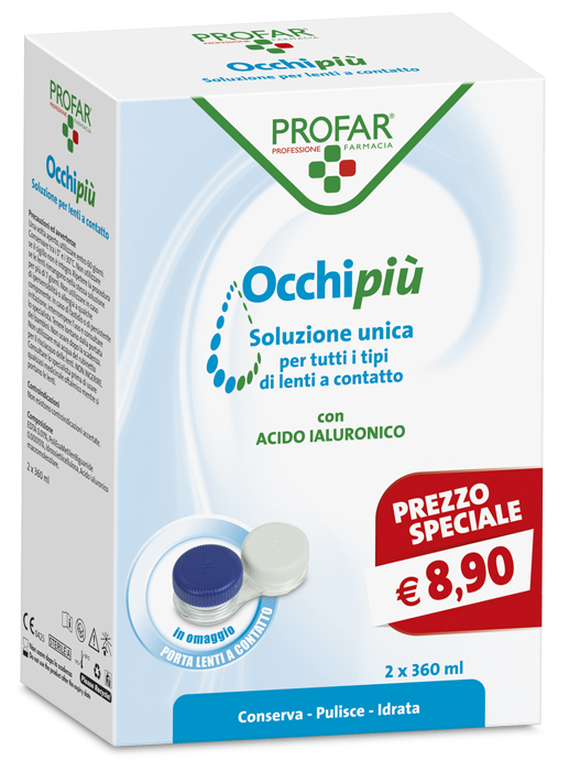 PROFAR OCCHIPIU' SOLUZIONE UNICA 2 FLACONI DA 360 ML CE - Dolomiti e Natura