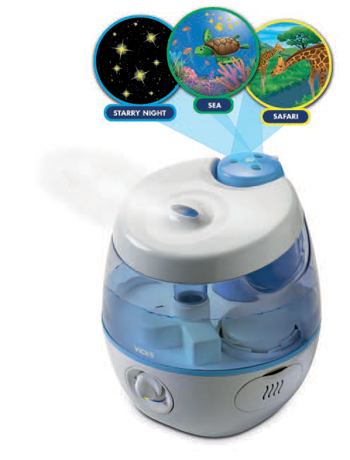 VICKS SWEETDREAMS UMIDIFICATORE A ULTRASUONI CON PROIETTORE IMMAGINI - Dolomiti e Natura