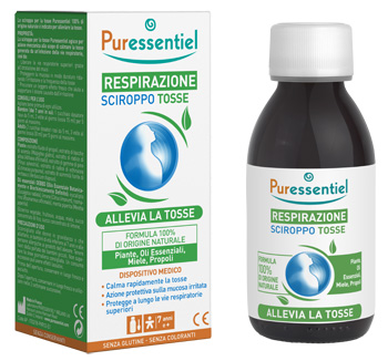 PURESSENTIEL SCIROPPO TOSSE RESPIRAZIONE DISPOSITIVO MEDICO 125 ML - Dolomiti e Natura