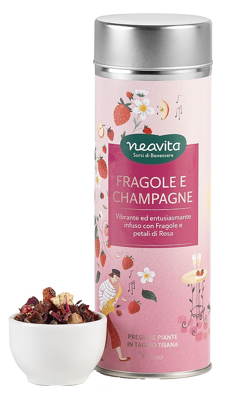 NEAVITA INFUSO FRAGOLE CHAMPAGNE 100 G - Dolomiti e Natura