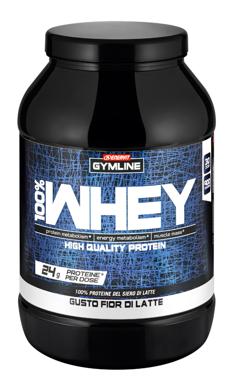 GYMLINE 100% WHEY CONCENTRATE LATTE 900 G - Dolomiti e Natura