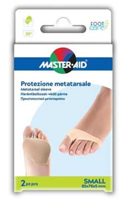 PROTEZIONE IN GEL E TESSUTO  MASTER-AID FOOTCARE PER METATARSO SMALL 2 PEZZI G2 - Dolomiti e Natura