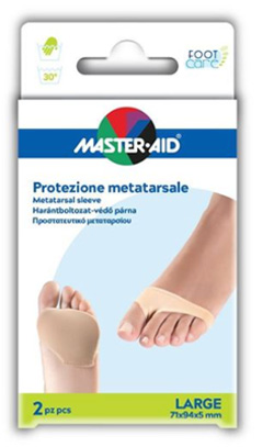 PROTEZIONE IN GEL E TESSUTO MASTER-AID FOOTCARE PER METATARSO LARGE 2 PEZZI G3 - Dolomiti e Natura