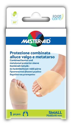 PROTEZIONE MASTER-AID FOOTCARE PER ALLUCE VALGO E METATARSO SMALL 1 PEZZO D7 - Dolomiti e Natura