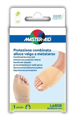 PROTEZIONE MASTER-AID FOOTCARE PER ALLUCE VALGO E METATARSO LARGE 1 PEZZO D8 - Dolomiti e Natura