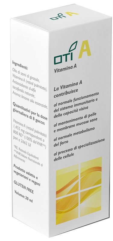 OTI A VITAMINA A GOCCE 20 ML - Dolomiti e Natura