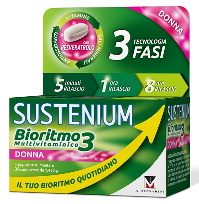Sustenium Donna Bioritmo3 Multivitaminico 30 Compresse - Dolomiti e Natura