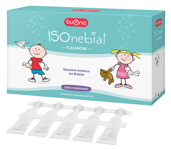 ISONEBIAL FLACONCINI SOLUZIONE ISOTONICA 0,9% CON AGGIUNTA DI ECTOINA 20X5 ML - Dolomiti e Natura