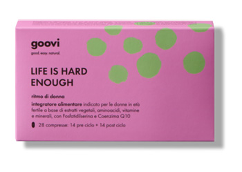 GOOVI LIFE IS HARD ENOUGH RITMO DI DONNA 28 COMPRESSE - Dolomiti e Natura