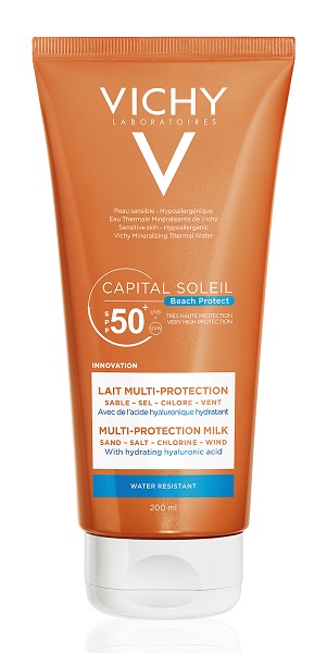 Vichy Capital Soleil SPF 50+ Beach Protect Latte 200 ml - Dolomiti e Natura