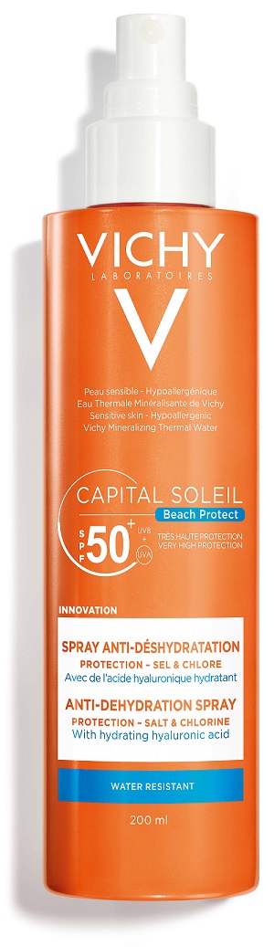 Vichy Capital Soleil SPF 50+ Beach Protect Spray 200 ml - Dolomiti e Natura