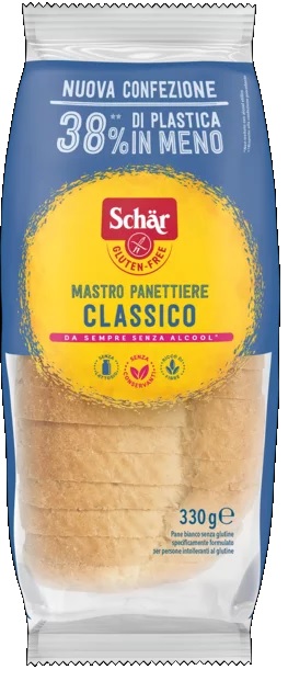SCHAR CLASSICO DEL MASTRO PANETTIERE PANE BIANCO SENZA LATTOSIO 330 G - Dolomiti e Natura