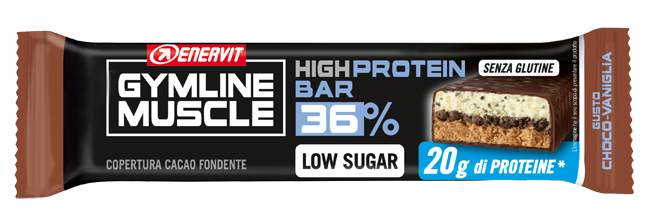 GYMLINE 20 G PROTEINBAR CHOCO/VANIGLIA 55 G - Dolomiti e Natura