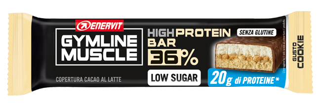 GYMLINE 20 G PROTEINBAR COOKIE 55 G - Dolomiti e Natura