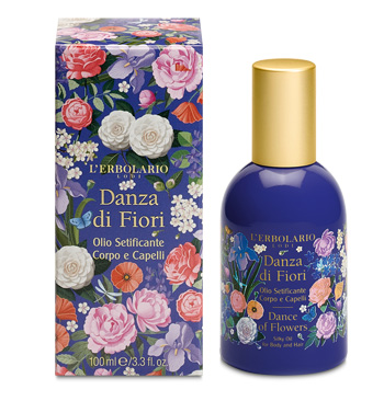 L'Erbolario Danza Di Fiori Olio Setificante Corpo E Capelli 100 ml - Dolomiti e Natura