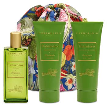L'Erbolario Rabarbaro BeautyBag - Trio  - Dolomiti e Natura