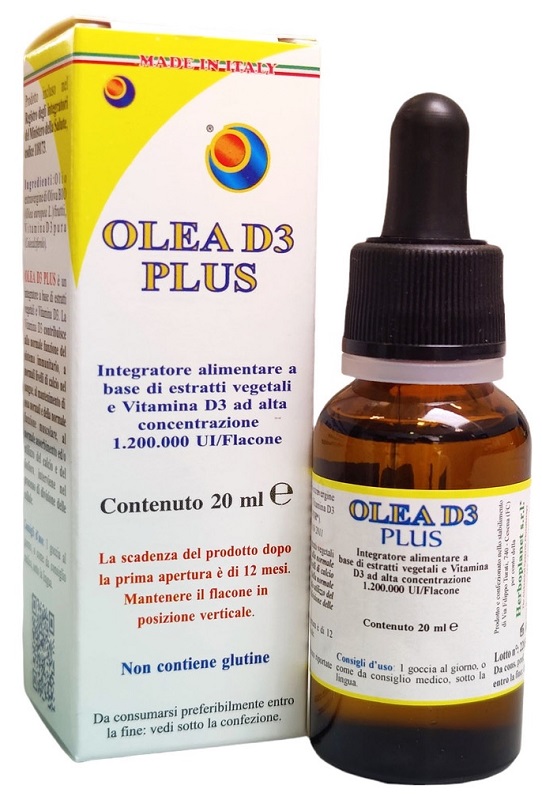 OLEA D3 PLUS GOCCE 20 ML - Dolomiti e Natura