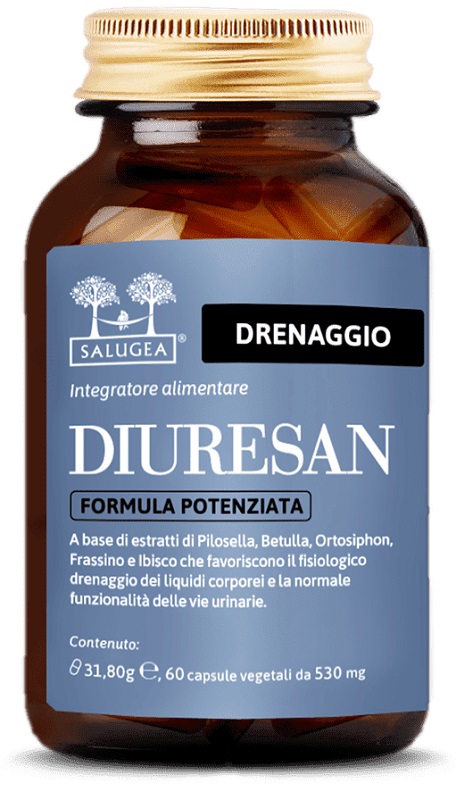 SALUGEA DIURESAN FORMULA POTENZIATA 60 CAPSULE - Dolomiti e Natura