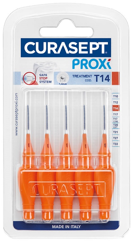 CURASEPT PROXI T14 ARANCIO/ORANGE 5 PEZZI - Dolomiti e Natura