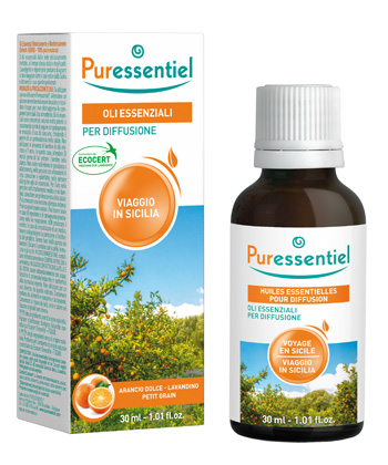 PurEssentiel Oli Essenziali Per Diffusione Viaggio In Sicilia 30 ml - Dolomiti e Natura