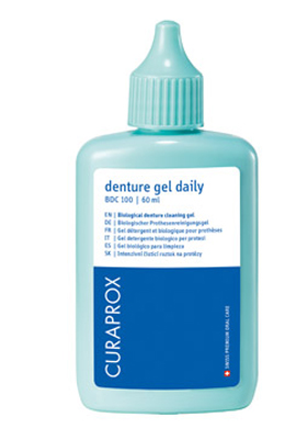 CURAPROX BDC 100 DAILY GEL PER LA PULIZIA QUOTIDIANA DELLA DENTIERA E DEGLI APPARECCHI MOBILI 60 ML 1 PEZZO - Dolomiti e Natura