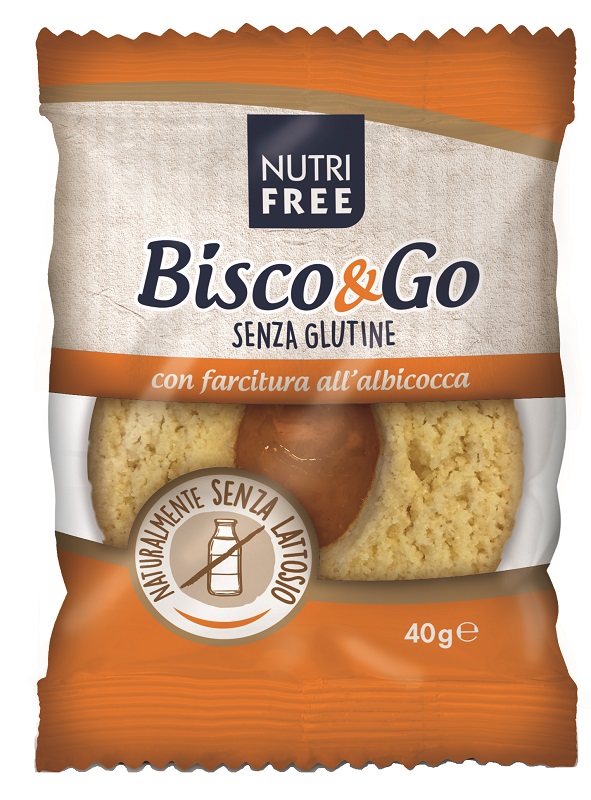 NUTRIFREE BISCO&GO CON FARCITURA ALL'ALBICOCCA 40 G - Dolomiti e Natura