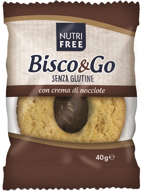 NUTRIFREE BISCO&GO CON CREMA DI NOCCIOLE 40 G - Dolomiti e Natura