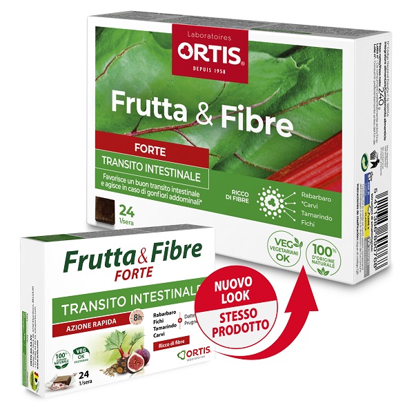 Frutta & Fibre Forte Transito Intestinale 24 Cubetti - Dolomiti e Natura