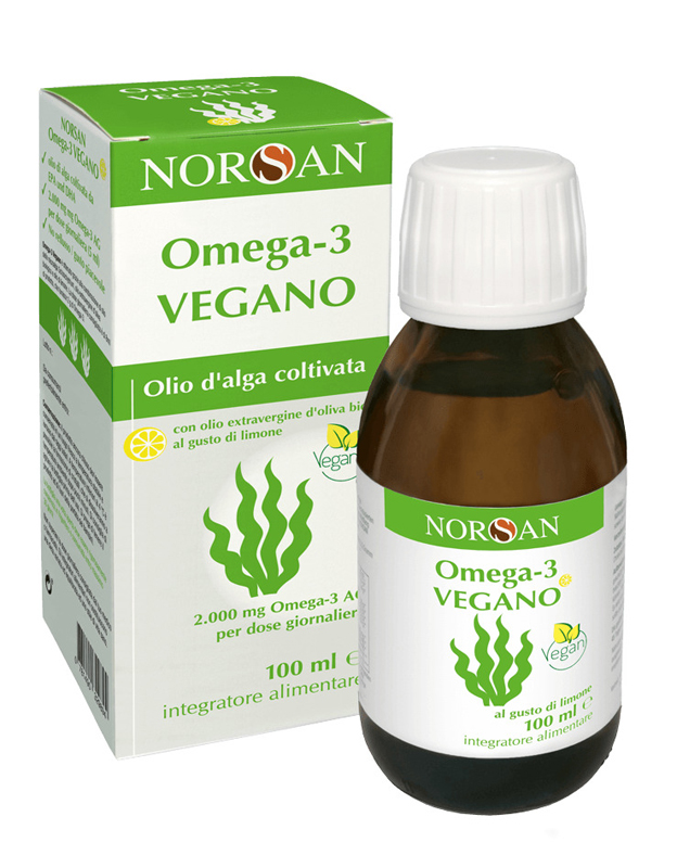 NORSAN OMEGA 3 VEGANO 100 ML AL GUSTO DI LIMONE - Dolomiti e Natura