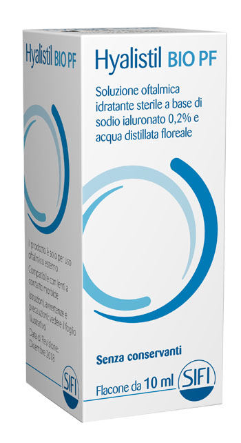 GOCCE OCULARI HA 0,2% E ACQUE DISTILLATE HYALISTIL BIO PF FRUTTI ROSSI 10 ML - Dolomiti e Natura