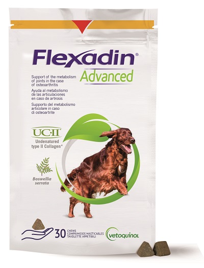 FLEXADIN ADVANCED CANE TUTTE LE TAGLIE 30 TAVOLETTE APPETIBILI - Dolomiti e Natura
