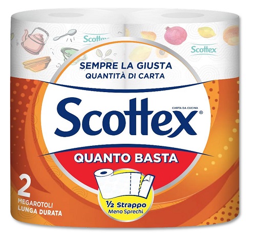 SCOTTEX QUANTO BASTA CARTA DA CUCINA 2 ROTOLI - Dolomiti e Natura