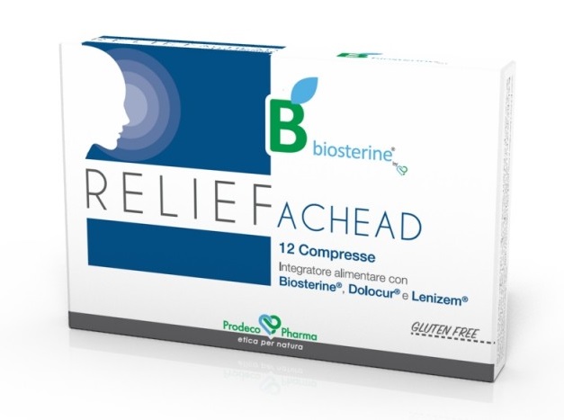 Relief Biosterine Achead - 12 Compresse - Dolomiti e Natura