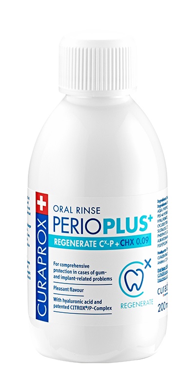 CURAPROX PERIOPLUS+ REGENERATE CHX 0,09% 200 ML - Dolomiti e Natura