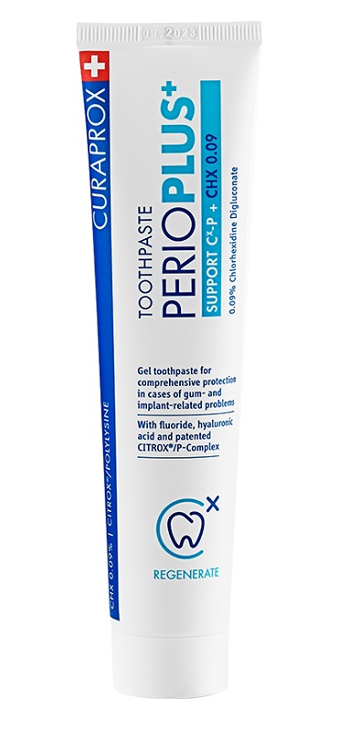 CURAPROX PERIOPLUS+ SUPPORT DENTIFRICIO CHX 0,09% 75 ML - Dolomiti e Natura