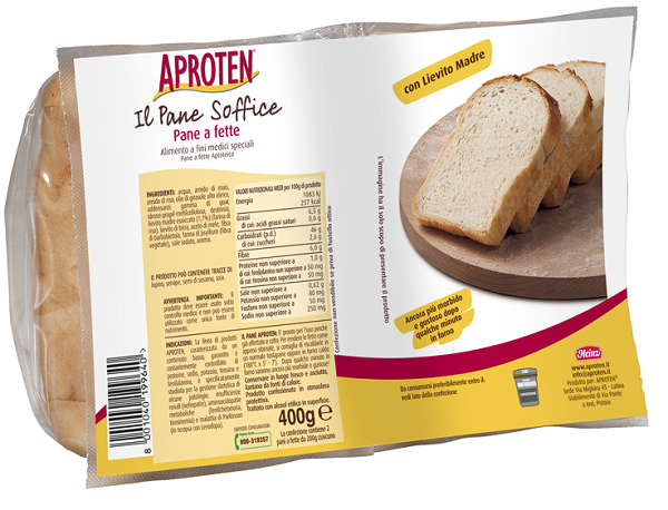 APROTEN PANE BIANCO FETTE 2 PEZZI DA 200 G - Dolomiti e Natura