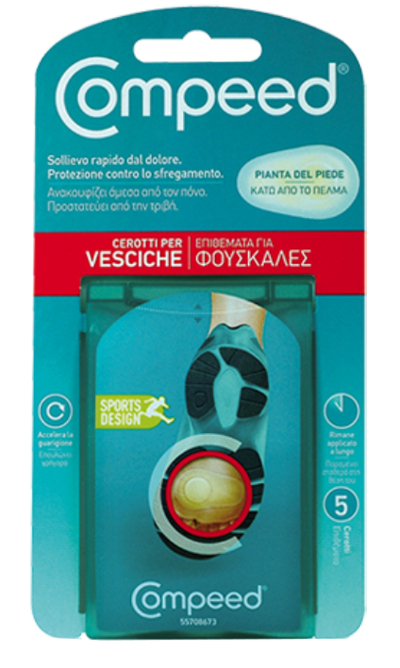 COMPEED CEROTTI PER VESCICHE PIANTA PIEDE SPORT 5 PEZZI - Dolomiti e Natura