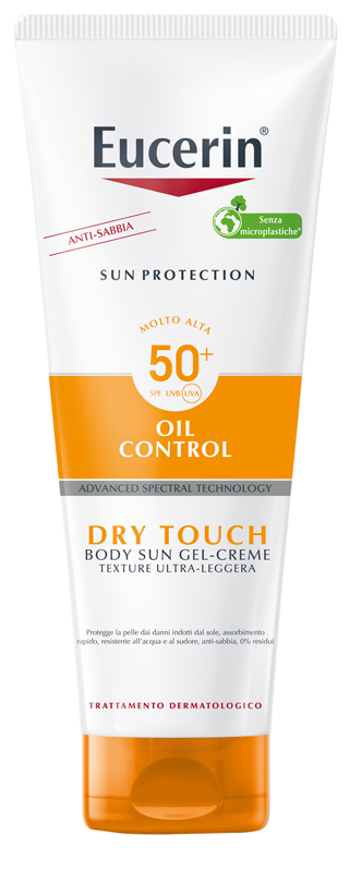 EUCERIN SUN PROTECTION OIL CONTROL DRY TOUCH SPF 50+ SUN GEL CREME 200 ML - Dolomiti e Natura