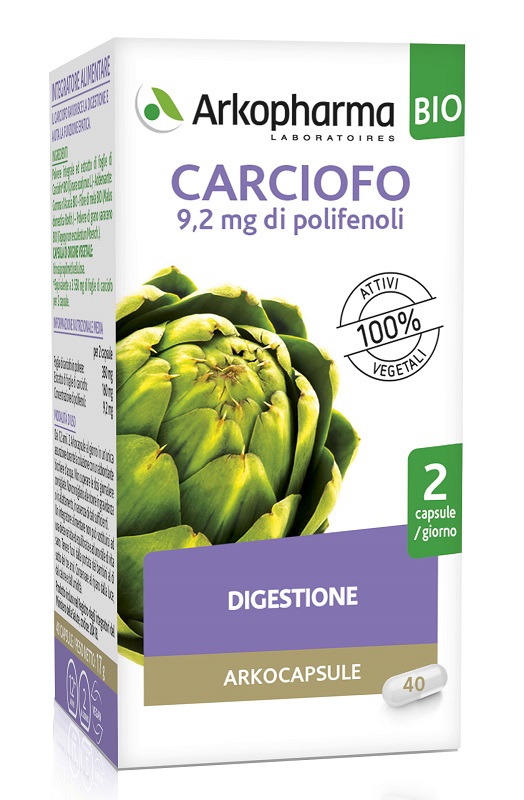 ARKO CAPSULE CARCIOFO BIO 40 CAPSULE - Dolomiti e Natura
