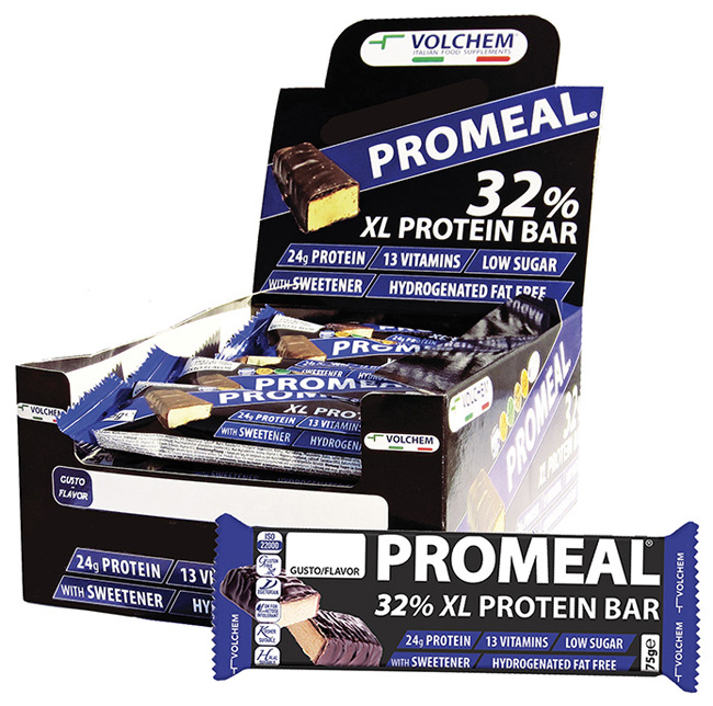 PROMEAL PROTEIN 32% XL CACAO 20 BARRETTE X 75 G - Dolomiti e Natura