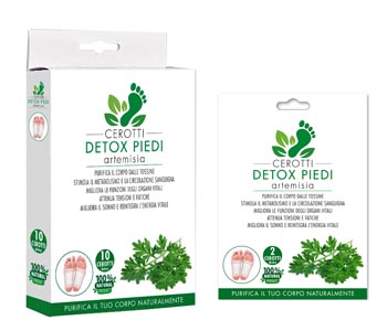 CEROTTI DETOX PIEDI ARTEMISIA 2 PEZZI - Dolomiti e Natura