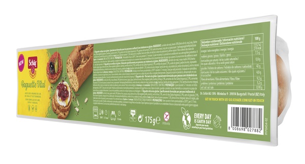 SCHAR BAGUETTES VITAL SENZA LATTOSIO 175 G - Dolomiti e Natura