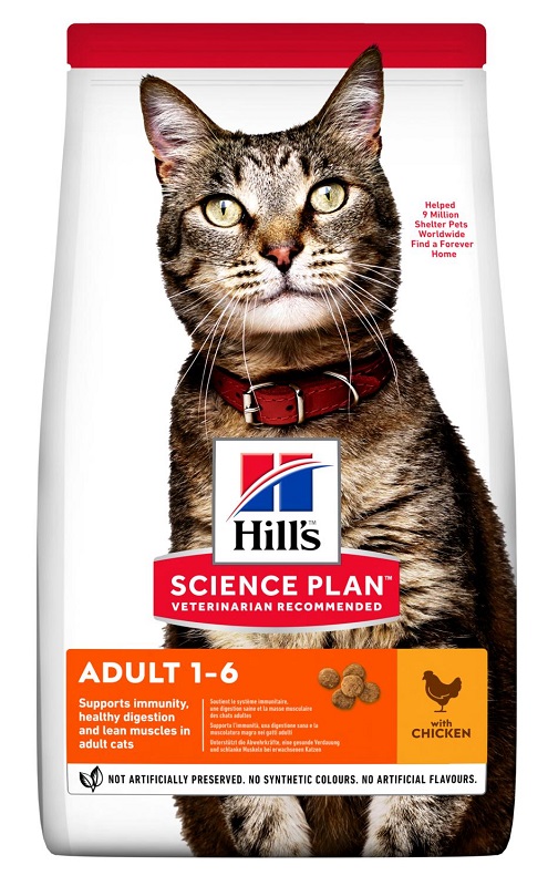 SCIENCE PLAN FELINE ADULT CHICKEN 1,5 KG - Dolomiti e Natura