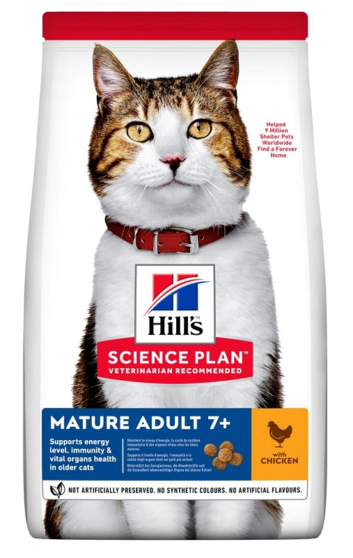 SCIENCE PLAN FELINE MATURE ADULT CHICKEN 7 KG - Dolomiti e Natura