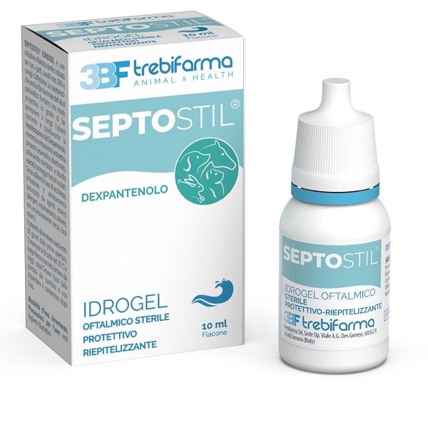 SEPTOSTIL SOLUZIONE OFTALMICA IDRATANTE EPITELIO PROTETTIVA LENITIVA LUBRIFICANTE PER CANI E GATTI 10 ML - Dolomiti e Natura