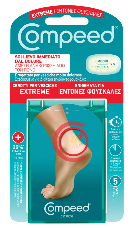 Compeed Cerotti Per Vesciche Extreme 5 Pezzi - Dolomiti e Natura
