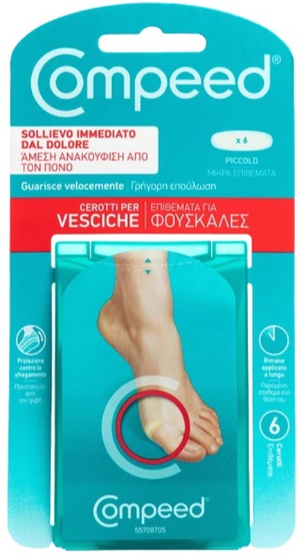 Compeed Cerotti Per Vesciche Piccolo 6 Pezzi - Dolomiti e Natura